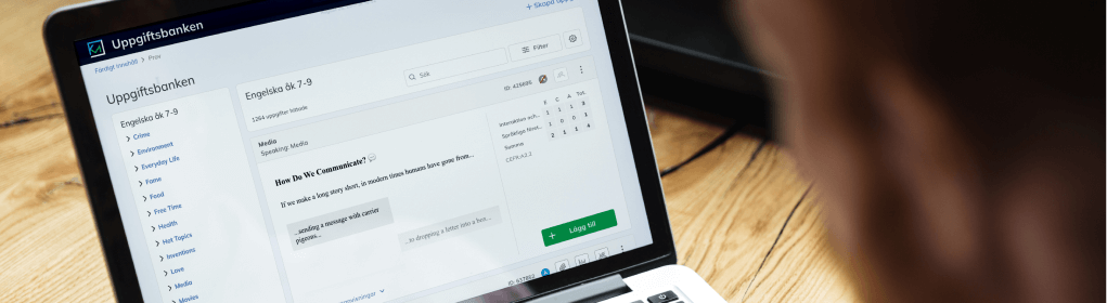 Lärare använder Uppgiftsbanken i KM